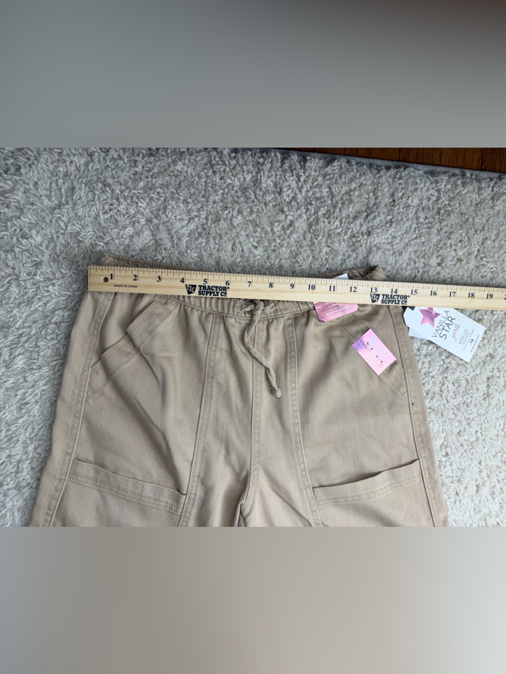 Kids 14 Cargo High Rise Wide leg Pants NWT - Picture 4 of 7